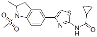 (9ci)-n-[4-[2,3-二氫-2-甲基-1-(甲基磺?；?-1H-吲哚-5-基]-2-噻唑]-環(huán)丙烷羧酰胺結(jié)構(gòu)式_606122-00-3結(jié)構(gòu)式