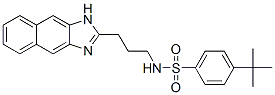 (9ci)-4-(1,1-二甲基乙基)-n-[3-(1H-naphth[2,3-d]咪唑-2-基)丙基]-苯磺酰胺結(jié)構(gòu)式_606133-48-6結(jié)構(gòu)式