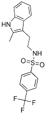 (9ci)-n-[2-(2-甲基-1H-吲哚-3-基)乙基]-4-(三氟甲基)-苯磺酰胺結(jié)構(gòu)式_606133-69-1結(jié)構(gòu)式