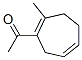 Ethanone,1-(2-methyl-1,5-cycloheptadien-1-yl)-(9ci)Structure,60711-82-2Structure Ethanone,1-(2-methyl-1,5-cycloheptadien-1-yl)-(9ci) Structure,60711-82-2Structure