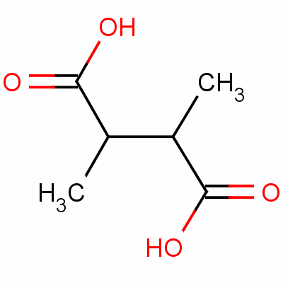 Meso-2,3-二甲基琥珀酸結構式_608-40-2結構式