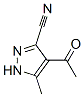 1H-pyrazole-3-carbonitrile,4-acetyl-5-methyl-(9ci)Structure,60858-43-7Structure 1H-pyrazole-3-carbonitrile,4-acetyl-5-methyl-(9ci) Structure,60858-43-7Structure