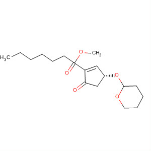 (3R)-5-氧代-3-[(四氫-2H-吡喃-2-基)氧基]-1-環(huán)戊烯-1-庚酸甲酯結(jié)構(gòu)式_60934-42-1結(jié)構(gòu)式