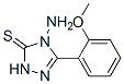 4-Amino-5-(2-methoxyphenyl)-2H-1,2,4-triazole-3-thioneStructure,61019-26-9Structure 4-Amino-5-(2-methoxyphenyl)-2H-1,2,4-triazole-3-thione Structure,61019-26-9Structure