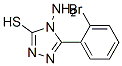 4-Amino-5-(2-bromophenyl)-4H-1,2,4-triazole-3-thiolStructure,61055-40-1Structure 4-Amino-5-(2-bromophenyl)-4H-1,2,4-triazole-3-thiol Structure,61055-40-1Structure