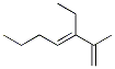 3-Ethyl-2-methyl-1,3-heptadieneStructure,61142-35-6Structure 3-Ethyl-2-methyl-1,3-heptadiene Structure,61142-35-6Structure