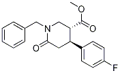 Trans 1-benzyl-4-(4-fluorophenyl)-6-oxopiperidine-3-carboxylic acid methyl esterStructure,612095-72-4Structure Trans 1-benzyl-4-(4-fluorophenyl)-6-oxopiperidine-3-carboxylic acid methyl ester Structure,612095-72-4Structure