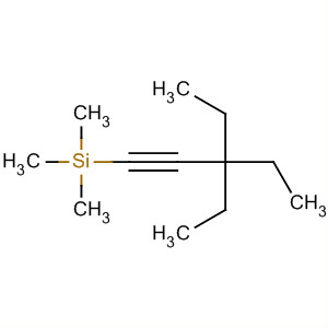 3,3-Diethyl-1-trimethylsilyl-1-pentyneStructure,61227-90-5Structure 3,3-Diethyl-1-trimethylsilyl-1-pentyne Structure,61227-90-5Structure