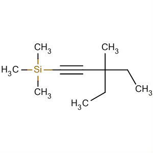 3-Ethyl-3-methyl-1-trimethylsilyl-1-pentyneStructure,61228-00-0Structure 3-Ethyl-3-methyl-1-trimethylsilyl-1-pentyne Structure,61228-00-0Structure