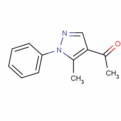 4-Acetyl-5-methyl-1-phenylpyrazole Structure,6123-63-3Structure