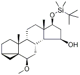 (3beta,5alpha,6beta,15alpha,17beta)-17-叔-丁基二甲基硅烷基氧基-6-甲氧基-3,5-環(huán)雄甾烷-15-醇結(jié)構(gòu)式_61252-35-5結(jié)構(gòu)式