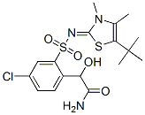  4-氯-2-[[[5-(1,1-二甲基乙基)-3,4-二甲基-2(3h)-噻唑]氨基]磺?；鵠--alpha--羥基-苯乙酰胺結(jié)構(gòu)式_612537-42-5結(jié)構(gòu)式