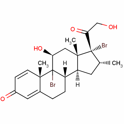 9,17-Dibromo-11beta,21-dihydroxy-16alpha-methylpregna-1,4-diene-3,20-dioneStructure,61339-42-2Structure 9,17-Dibromo-11beta,21-dihydroxy-16alpha-methylpregna-1,4-diene-3,20-dione Structure,61339-42-2Structure