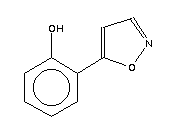 2-(5-異噁唑)苯酚結(jié)構(gòu)式_61348-47-8結(jié)構(gòu)式