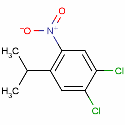 1,2-Dichloro-4-(isopropyl)-5-nitrobenzeneStructure,61437-39-6Structure 1,2-Dichloro-4-(isopropyl)-5-nitrobenzene Structure,61437-39-6Structure