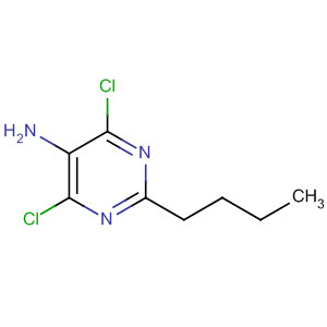 2-Butyl-4,6-dichloro-5-pyrimidinamineStructure,61456-99-3Structure 2-Butyl-4,6-dichloro-5-pyrimidinamine Structure,61456-99-3Structure