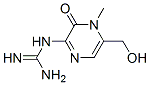 N-(3,4-dihydro-5-hydroxymethyl-4-methyl-3-oxopyrazin-2-yl)guanidineStructure,61481-34-3Structure N-(3,4-dihydro-5-hydroxymethyl-4-methyl-3-oxopyrazin-2-yl)guanidine Structure,61481-34-3Structure