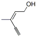 (Z)-3-甲基戊-2-烯-4-炔-1-醇結(jié)構(gòu)式_6153-05-5結(jié)構(gòu)式