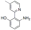 Phenol, 3-amino-2-(4-methyl-2-pyridinyl)-(9ci)Structure,615572-75-3Structure Phenol, 3-amino-2-(4-methyl-2-pyridinyl)-(9ci) Structure,615572-75-3Structure