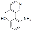 Phenol, 3-amino-2-(4-methyl-3-pyridinyl)-(9ci)Structure,615572-95-7Structure Phenol, 3-amino-2-(4-methyl-3-pyridinyl)-(9ci) Structure,615572-95-7Structure