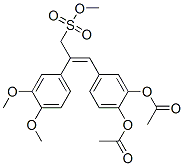 Benzeneethanesulfonic acid,.beta.-3,4-bis(acetyloxy)phenylmethylene-3,4-dimethoxy-,methyl esterStructure,61589-91-1Structure Benzeneethanesulfonic acid,.beta.-3,4-bis(acetyloxy)phenylmethylene-3,4-dimethoxy-,methyl ester Structure,61589-91-1Structure