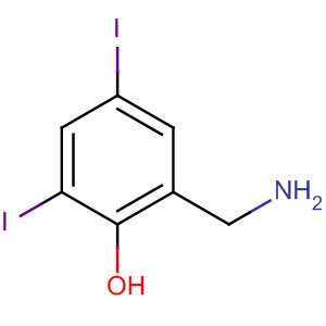 2-(Aminomethyl)-4,6-diiodophenolStructure,61626-90-2Structure 2-(Aminomethyl)-4,6-diiodophenol Structure,61626-90-2Structure