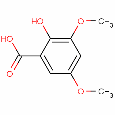 3,5-Dimethoxysalicylic acidStructure,61637-60-3Structure 3,5-Dimethoxysalicylic acid Structure,61637-60-3Structure