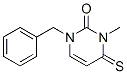 2(1H)-pyrimidinone,3,4-dihydro-3-methyl-1-(phenylmethyl)-4-thioxo-Structure,61686-74-6Structure 2(1H)-pyrimidinone,3,4-dihydro-3-methyl-1-(phenylmethyl)-4-thioxo- Structure,61686-74-6Structure