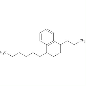 1-Hexyl-4-propyl-1,2,3,4-tetrahydronaphthaleneStructure,61761-63-5Structure 1-Hexyl-4-propyl-1,2,3,4-tetrahydronaphthalene Structure,61761-63-5Structure
