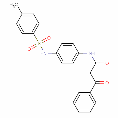 3-氧代-3-苯基-N-[4-[[(對(duì)甲苯)磺?；鵠氨基]苯基]丙酰胺結(jié)構(gòu)式_61791-82-0結(jié)構(gòu)式