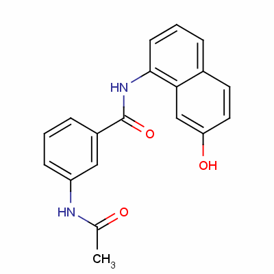 3-(Acetylamino)-n-(7-hydroxy-1-naphthyl)benzamideStructure,61931-64-4Structure 3-(Acetylamino)-n-(7-hydroxy-1-naphthyl)benzamide Structure,61931-64-4Structure