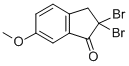 2,2-Dibromo-6-methoxy-1-indanoneStructure,62015-81-0Structure 2,2-Dibromo-6-methoxy-1-indanone Structure,62015-81-0Structure