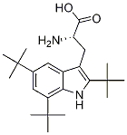 2,5,7-Tris-tert-butyl-l-tryptophan Structure,62029-63-4Structure