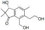 (R)-2,3-二氫-3-羥基-6-(2-羥基乙基)-7-羥基甲基-2,2,5-三甲基-1H-茚-1-酮結(jié)構(gòu)式_62043-46-3結(jié)構(gòu)式
