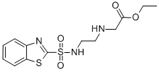 [2-(Benzothiazole-2-sulfonylamino)-ethylamino]-aceticacidethylester Structure,620628-51-5Structure