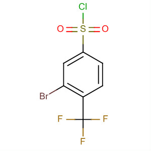 3-Bromo-4-(trifluoromethyl)benzenesulfonyl chloride Structure,62202-40-8Structure