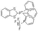 1,3-Benzodithiol-2-yltriphenyl phosphonium tetrafluoroborateStructure,62217-34-9Structure 1,3-Benzodithiol-2-yltriphenyl phosphonium tetrafluoroborate Structure,62217-34-9Structure