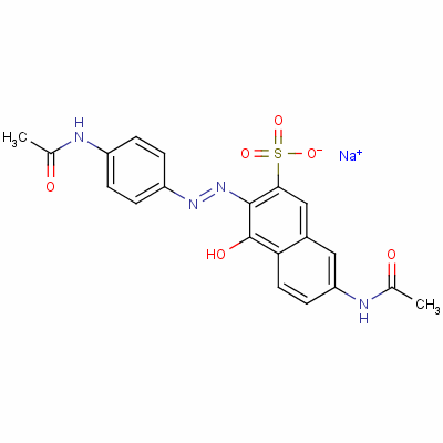 酸性紅137結構式_6222-63-5結構式