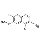 4-Chloro-7-fluoro-6-methoxy-quinoline-3-carbonitrileStructure,622369-40-8Structure 4-Chloro-7-fluoro-6-methoxy-quinoline-3-carbonitrile Structure,622369-40-8Structure
