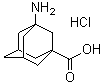 3-Amino-1-adamantanecarboxylic acid hydrochlorideStructure,6240-01-3Structure 3-Amino-1-adamantanecarboxylic acid hydrochloride Structure,6240-01-3Structure