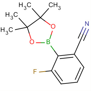 3-氟-2-(4,4,5,5-四甲基-1,3,2-二噁硼烷-2-基)苯甲腈結(jié)構(gòu)式_624741-47-5結(jié)構(gòu)式