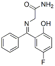 2-[[(5-氟-2-羥基苯基)苯基亞甲基]氨基]乙酰胺結(jié)構(gòu)式_62665-93-4結(jié)構(gòu)式