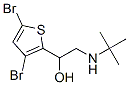 2-Tert-butylamino-1-(3,5-dibromo-2-thienyl)ethanolStructure,62673-59-0Structure 2-Tert-butylamino-1-(3,5-dibromo-2-thienyl)ethanol Structure,62673-59-0Structure