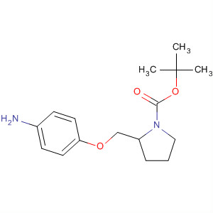 S)-tert-butyl 2-((4-aminophenoxy)methyl)pyrrolidine-1-carboxylateStructure,627463-04-1Structure S)-tert-butyl 2-((4-aminophenoxy)methyl)pyrrolidine-1-carboxylate Structure,627463-04-1Structure