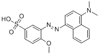 3(4-Dimethylamino-1-naphthylazo)-4-methoxybenzenesulfonic acidStructure,62758-14-9Structure 3(4-Dimethylamino-1-naphthylazo)-4-methoxybenzenesulfonic acid Structure,62758-14-9Structure