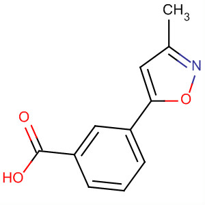 3-(3-甲基-5-異噁唑基)苯甲酸結(jié)構(gòu)式_628297-38-1結(jié)構(gòu)式