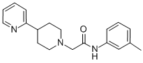 N-(3-methylphenyl)-4-(2-pyridinyl)-1-piperidineacetamideStructure,630116-49-3Structure N-(3-methylphenyl)-4-(2-pyridinyl)-1-piperidineacetamide Structure,630116-49-3Structure