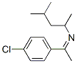 (Z)-N-(1-(4-氯苯基)亞乙基)-4-甲基-2-戊胺結(jié)構(gòu)式_6302-46-1結(jié)構(gòu)式