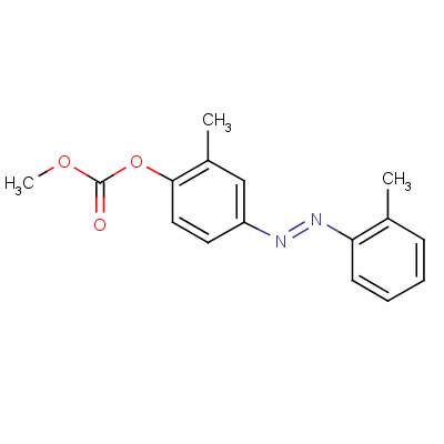 Carbonic acid methyl 4-(2-methylphenylazo)-2-methylphenyl esterStructure,63042-08-0Structure Carbonic acid methyl 4-(2-methylphenylazo)-2-methylphenyl ester Structure,63042-08-0Structure