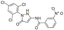 1-(2’,4’,6’-Trichlorophenyl)-3-(3-nitrobenzamido)-5-pyrazoloneStructure,63134-25-8Structure 1-(2’,4’,6’-Trichlorophenyl)-3-(3-nitrobenzamido)-5-pyrazolone Structure,63134-25-8Structure